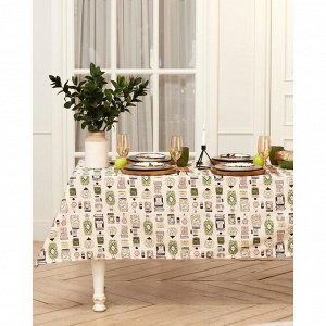 Скатерть Этель "Kitchenware" 149х250 см, 100% хлопок, саржа 190 г/м²