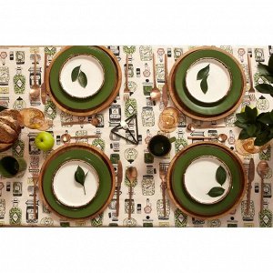 Скатерть Этель "Kitchenware" 149х250 см, 100% хлопок, саржа 190 г/м²