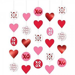 Гирлянда вертик VALENTINE 1,5м 5шт/А