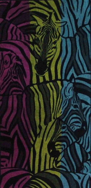 Полотенце пляжное 75*150 Zebra