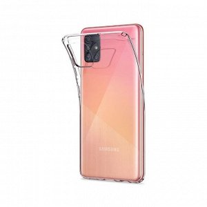 Чехол силикон прозрачный тонкий на телефон Samsung Galaxy