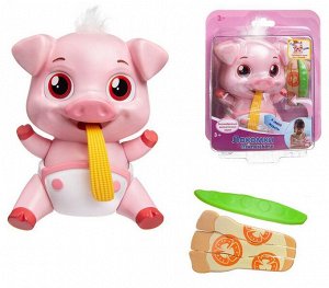 Интерактивная игрушка ABtoys Лакомки-Munchkinz Свинка 12,6 см1556