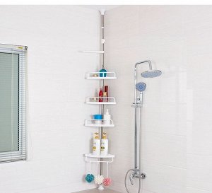 Угловая полочка для ванной комнаты Bathroom Tripod Rack