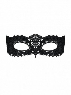 Черная ажурная маска