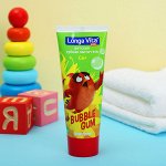 LONGA VITA Детская зубная паста Angry Birds 75гр Бубль Гум от 3-х лет