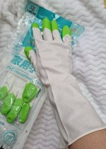 Резиновые перчатки высокие