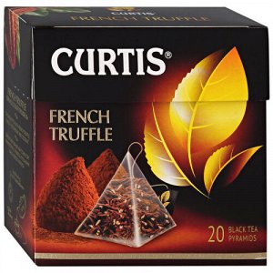 Чай Кёртис Curtis черный листовой Трюфель French Truffle, 20 пирамидок