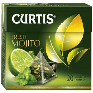 Чай Кёртис Curtis Мохито с цедрой цитрусовых Fresh Mojito, 20 пирамидок