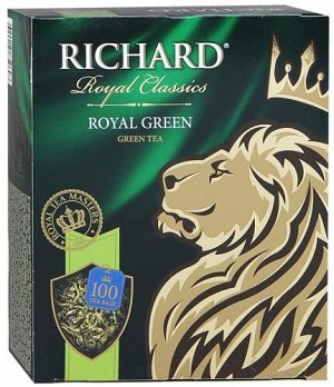 Чай Richard Royal Green зеленый, 100пак*2г