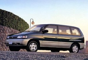 Ковры салонные 3D 1 ряд Mazda MPV (1990 - 1999) правый руль