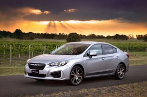 Коврик в багажник Subaru Impreza (2016 - н.в.) правый руль