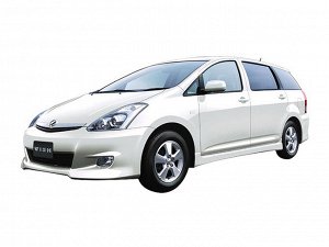 Ковры салонные 3D Toyota Wish 1+2 ряд 4WD (2003 - 2009) правый руль