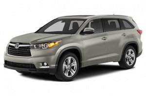 Ковры салонные 1 и 2 ряд LUX 3D Toyota Highlander 4 WD XU50 (2013-2020) левый руль