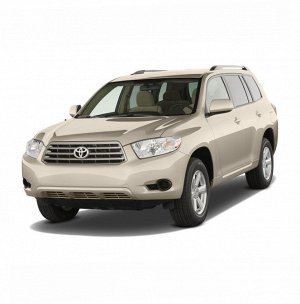 Коврик в багажник (большой при сложенном 3 ряде) Toyota Highlander (2007 - 2013)