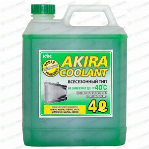 Антифриз KYK Akira Coolant, зеленый, -40°C, 4л, арт. 54-028