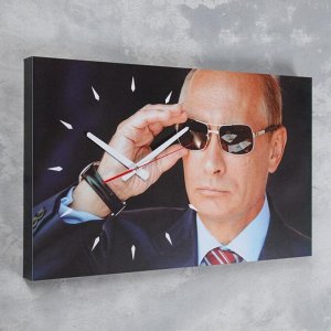 Часы настенные, серия: Люди, "Путин", 37х61 см