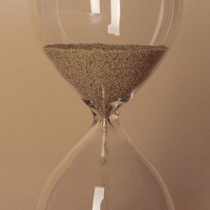 Песочные часы "Витани", 5 х 12.5 см, золотой песок