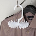 Вешалка для ремней, 11?11?10 см, 20 крючков, цвет МИКС