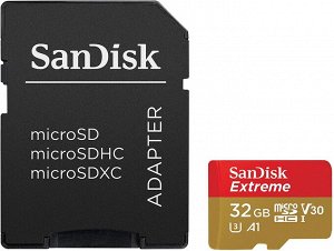 Карта памяти SanDisk Extreme microSDHC 32 ГБ SDSQXAF-032G-GN6MA