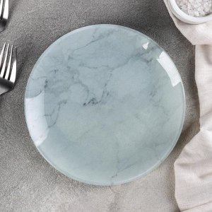 Тарелка пирожковая  «Марбл белый», d=18 см