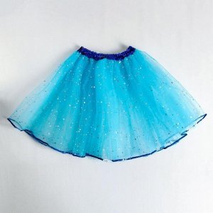 Карнавальная юбка «Бабочка», цвет синий
