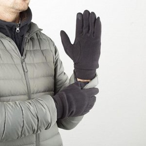 Перчатки мужские, размер 10, без утеплителя, цвет чёрный