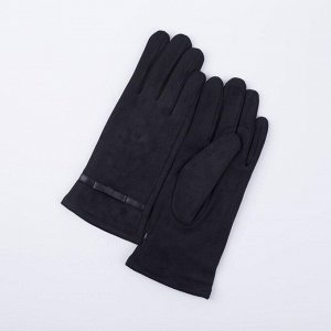 Перчатки женские, безразмерные, с утеплителем, цвет чёрный 5161917