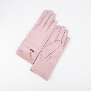 Перчатки женские безразмерные, без утеплителя, для сенсорных экранов, цвет розовый