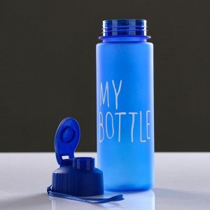 Бутылка для воды My bottle 500 мл, 6х21.5 см, синяя