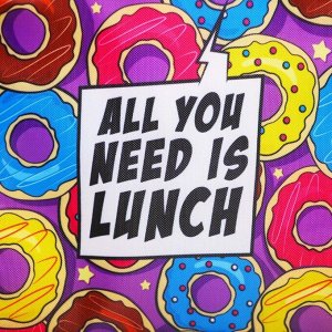 Термосумка "All you need is lunch", 19,5 х 25 х 7,5 см (3,5 л)