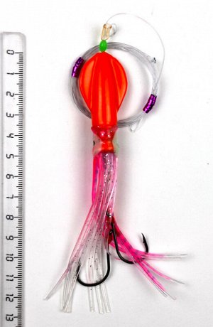 Джиггер Davy Jones Squid Jig (45гр, Orange UV)