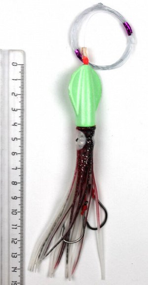 Джиггер Davy Jones Squid Jig (60гр, Glow UV)