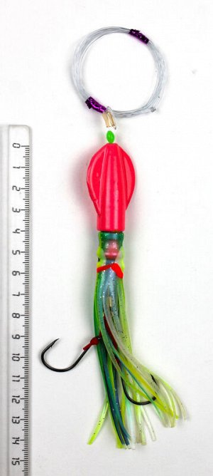 Джиггер Davy Jones Squid Jig (60гр, Pink UV)