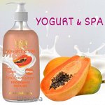 Крем-мыло для рук Vilsen YOGURT &amp; SPA Роскошное питание 650мл папайя+йогурт /12