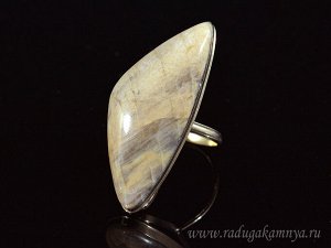 Кольцо солнечный камень " Грация ", 18*41мм, размер 18,5