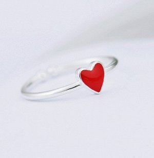 Кольцо с сердечком