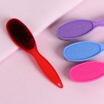 Расчёска массажная, 4,5 * 20 см, цвет МИКС