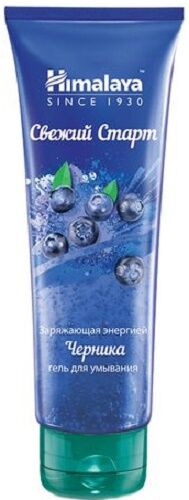 Гель для умывания Свежий Старт Черника Хималая Blueberry Face Wash Himalaya 100 мл.