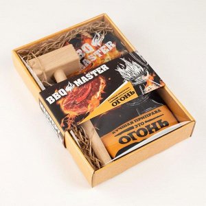 Кухонный набор Bbq master, варежка-прихватка 20x28 см, молоток деревянный