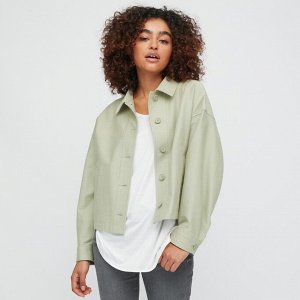 Женская легкая куртка, зеленый