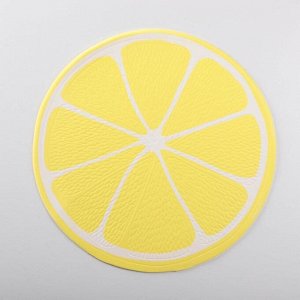 Салфетка кухонная «Лимон», d=38 см