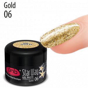 Глиттерная гель-паста «Star Way» Gold PNB 5 мл