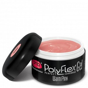 PolyFlex Gel тёплый розовый не прозрачный PNB 15 мл