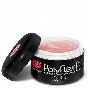 PolyFlex Gel холодный розовый полупрозрачный PNB 15 мл