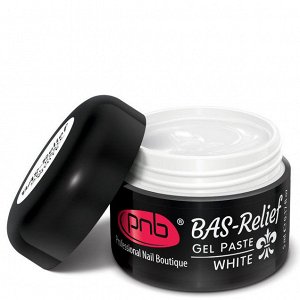 Гель-паста Барельеф белая «BAS-Relief Gel Paste» PNB