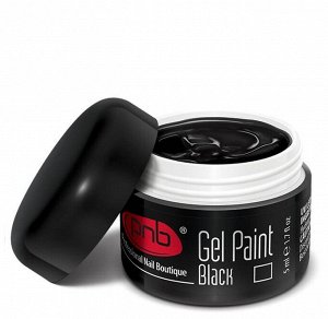 Гель-краска «Gel Paint 02 Black» PNB 5 мл