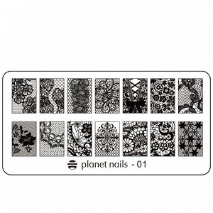 Пластина для Stamping Nail Art  Planet Nails