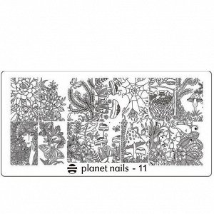 Пластина для Stamping Nail Art  Planet Nails 10903