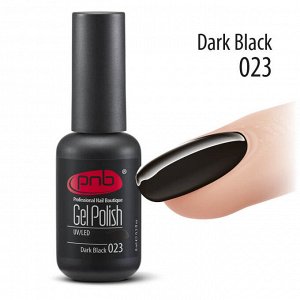 Гель-лак PNB 023 Dark Black 8 мл