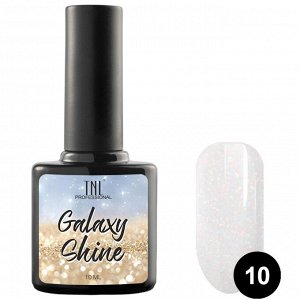 Гель-лак TNL Galaxy shine №10 - белый с шиммером 10 мл